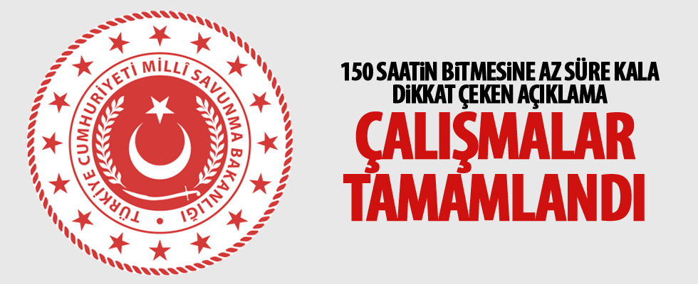 MSB'den dikkat çeken açıklama!