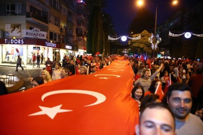 Aydın'da Büyük Cumhuriyet Yürüyüşü
