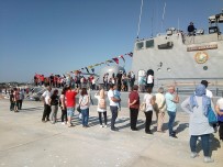 SAVAŞ GEMİSİ - Didimlilerden Savaş Gemisi 'Volkan'A Ziyaretçi Akını