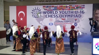 Dünya 16 Yaş Altı Satranç Olimpiyatları Çorum'da Başladı