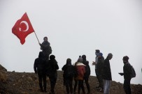 ATATÜRK ÜNIVERSITESI - Kar Yağışı Altında 'Cumhuriyet Tırmanışı'