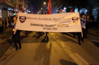 ATATÜRKÇÜ DÜŞÜNCE DERNEĞI - Samsun'da Fener Alayı Yürüyüşü