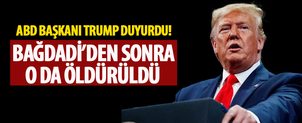 Donald Trump duyurdu! DEAŞ'ın kritik ismi öldürüldü