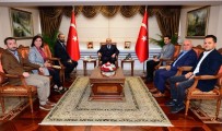 TRABZON VALİSİ - TSYD Trabzon Şubesi'nden Vali Ustaoğlu'na Ziyaret