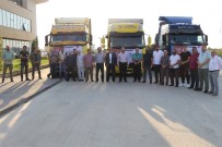 EĞİTİM DÖNEMİ - İHH 5 Tır Yiyecek Ve Giyeceği Suriye'ye Uğurladı