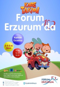 Kare Takımı Forum Erzurum'da