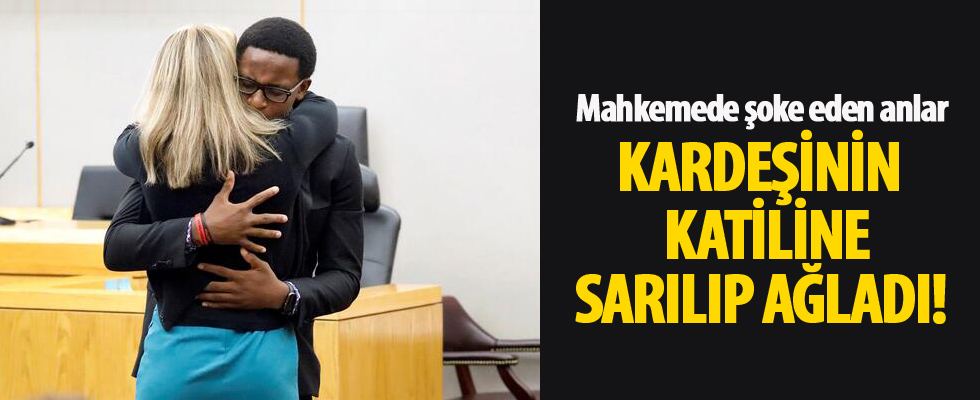 Mahkemede şaşırtan anlar... Kardeşinin katiline sarılıp ağladı