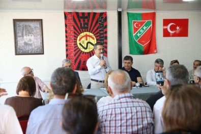 Tepebaşı Belediye Başkanı Ahmet Ataç'tan Karşıyaka'ya Ziyaret