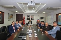 ŞIRNAK VALİSİ - Türkiye Kamu-Sen'den Vali Pehlivan Ve Emniyet Müdürü Başbuğ'a Ziyaret