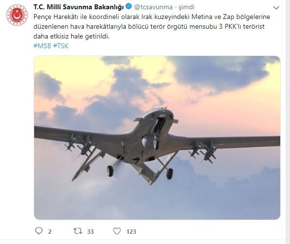 PKK'ya 'Pençe' darbesi! Etkisiz hale getirildiler