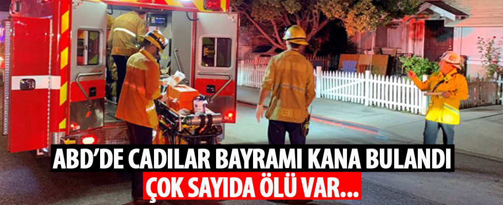 ABD'de Cadılar Bayramı'nda silahlı saldırı: 3 ölü