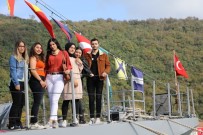 GEMİ PERSONELİ - Bartın Üniversitesi Öğrencileri 'TCG Mızrak Hücum Botu'nu Gezdi
