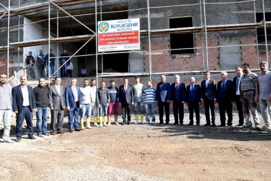 Başkan Gürkan, Yeni İtfaiye Binasında İnceleme Yaptı