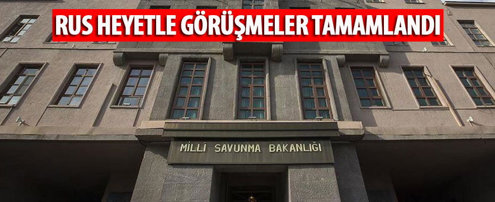 Rus askeri heyetiyle görüşmeler tamamlandı