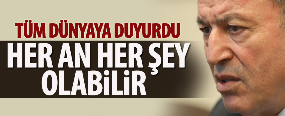 Bakan Akar ve komutanlar sınırın sıfır noktasında