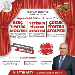 Efeler Belediyesi Şehir Tiyatrosu Kuruldu