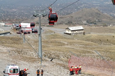 Erciyes'te Nefes Kesen Kurtarma Tatbikatı