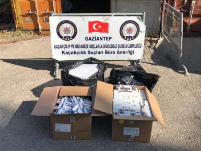 Gaziantep'te 3 Bin 520 Paket Kaçak Sigara Ele Geçirildi