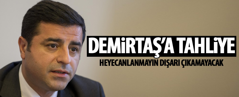 Selahattin Demirtaş o dosyadan tahliye edildi