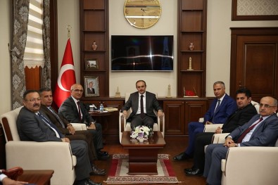Dr. Sadri Şensoy'dan Vali Epcime Ziyaret
