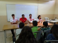 İBRAHİM SUBAŞI - Şampiyon Genç Milli Atletler Öğrencilerle Buluştu