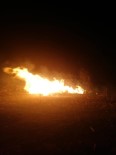 TAVUK ÇİFTLİĞİ - Bayırköy'de Anız Yangını