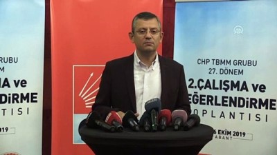 CHP 27. Dönem 2. Çalışma Ve Değerlendirme Toplantısı