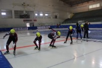 Erzurum'da Short Track Federasyon Kupası Heyecanı