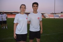 Isparta'da Abla - Kardeş Futbol Hakemleri