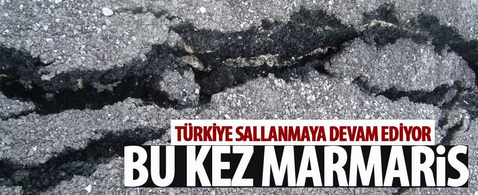 Marmaris açıklarında deprem