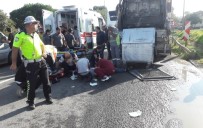 Otobüsün Çarptığı Belediye İşçisi Hayatını Kaybetti