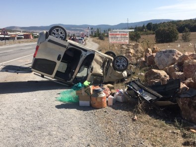 Yozgat'ta Trafik Kazası 2 Yaralı