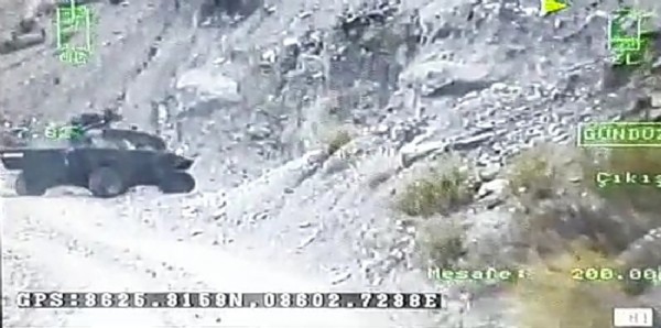 2 askerin şehit düştüğü kazanın görüntüleri ortaya çıktı!