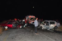 TEOMAN - Manisa'da Trafik Kazası Açıklaması 1 Ölü, 6 Yaralı