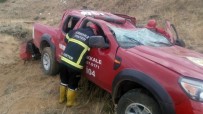 Orman İşletme Müdürlüğüne Ait Kamyonet Kaza Yaptı Açıklaması 2 Yaralı Haberi