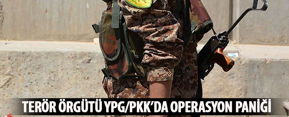 Terör örgütü YPG/PKK'da operasyon paniği