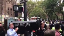 FİNANS MERKEZİ - New York'ta İklim Değişikliği Protestosu