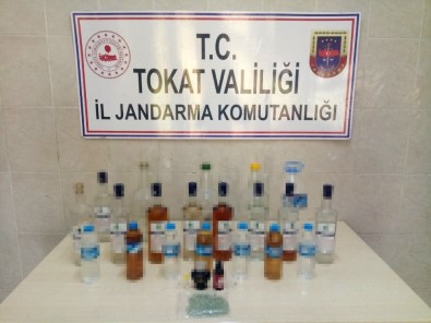 Tokat Ve Amasya'da Eş Zamanlı Sahte İçki Operasyonu
