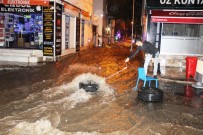 TURGUTREIS - Bodrum'da Cadde Ve Sokaklar Göle Döndü