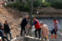 CEMEVI - Hekimhan Belediye Başkanı Turan Karadağ, Cemevi İnşaatını İnceledi