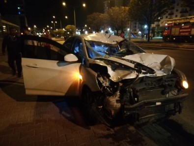 Kayseri'de  Feci Kaza Açıklaması 1 Ölü, 4 Yaralı