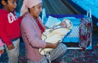 ROMAN VATANDAŞLAR - Kundaktaki Bebeğiyle Mantar Nöbeti Tutuyor