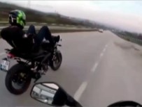 TRAFİK TERÖRÜ - (Özel) Motosikletli Maganda Hareketleri İle Adeta Ölüme Meydan Okudu