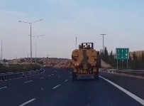 ZIRHLI ARAÇLAR - Suriye Sınırına Askeri Sevkıyatlar Sürüyor
