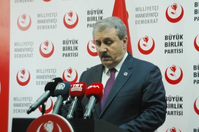 BBP Genel Başkanı Destici Açıklaması 'Kuzey Suriye'de Teröristler Bulundukça Türkiye Güvende Olmayacak'