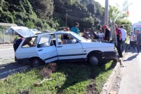 GÜLÜÇ - Beton Mikserinin Çarptığı Otomobil Refüje Çıktı Açıklaması 6 Yaralı