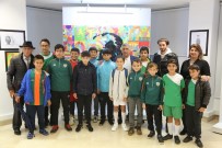 KULÜP BAŞKANI - Maltepe'de Minik Futbolculardan Resim Sergisi