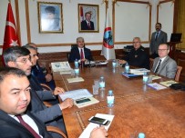 İBRAHIM AKıN - Kırşehir'de Güvenlik Tedbirleri Koordinasyon Toplantısı Yapıldı