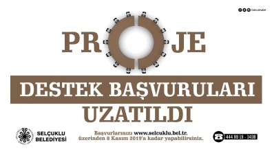 Proje Destek Programına Başvurular Uzatıldı