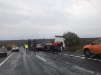 KARAYOLLARI - Tekirdağ'da Trafik Kazası Açıklaması 2 Yaralı
